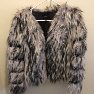 Forever 21 faux fur jacket